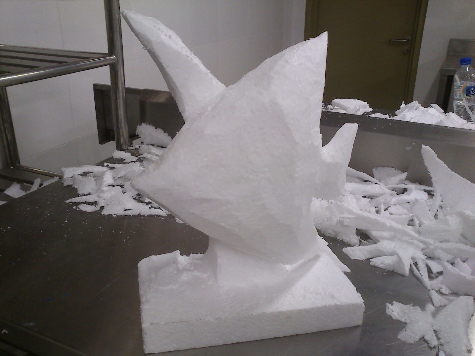 Culinary Arts Design B projects Styrofoam sculpture
